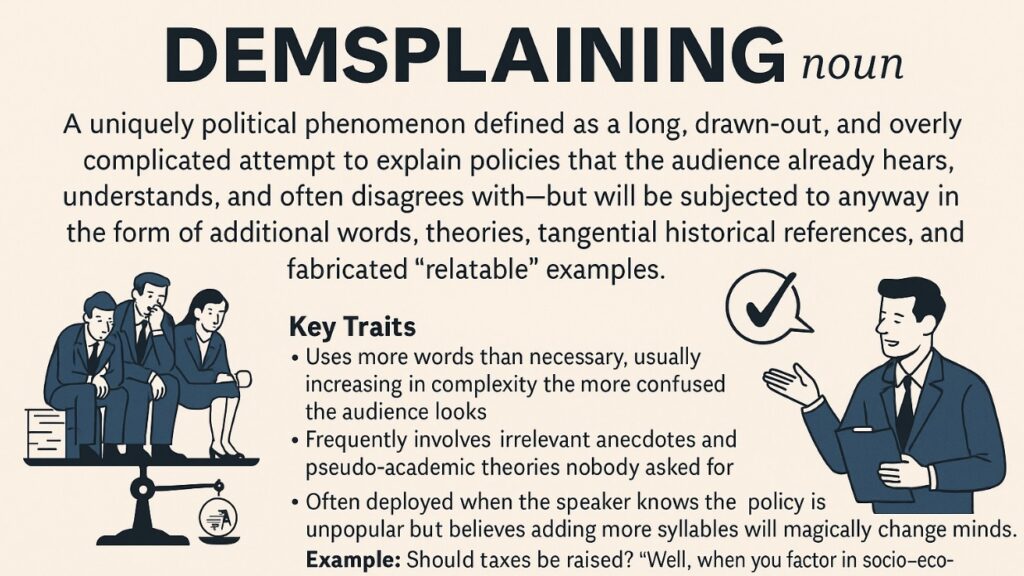 Demsplaining